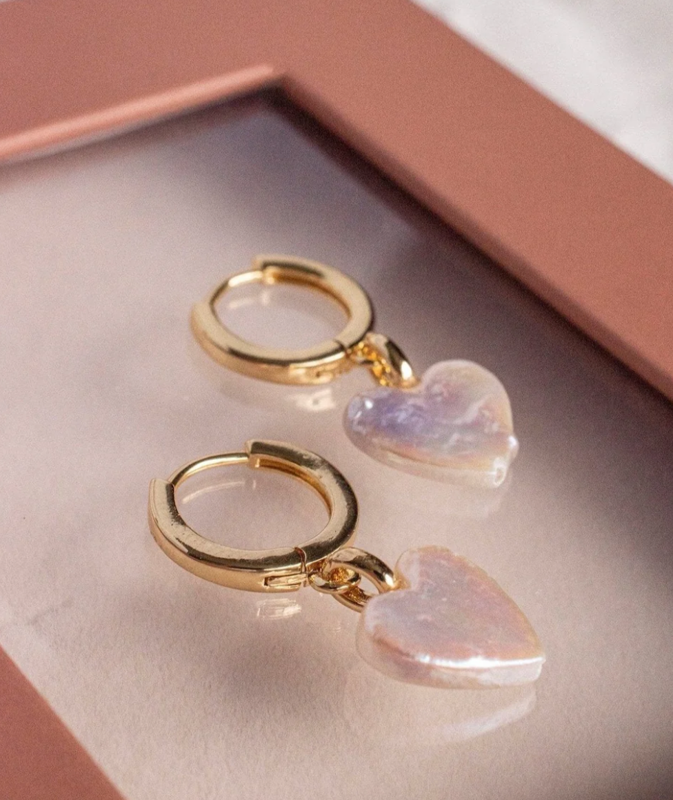 Pearl Heart Drops